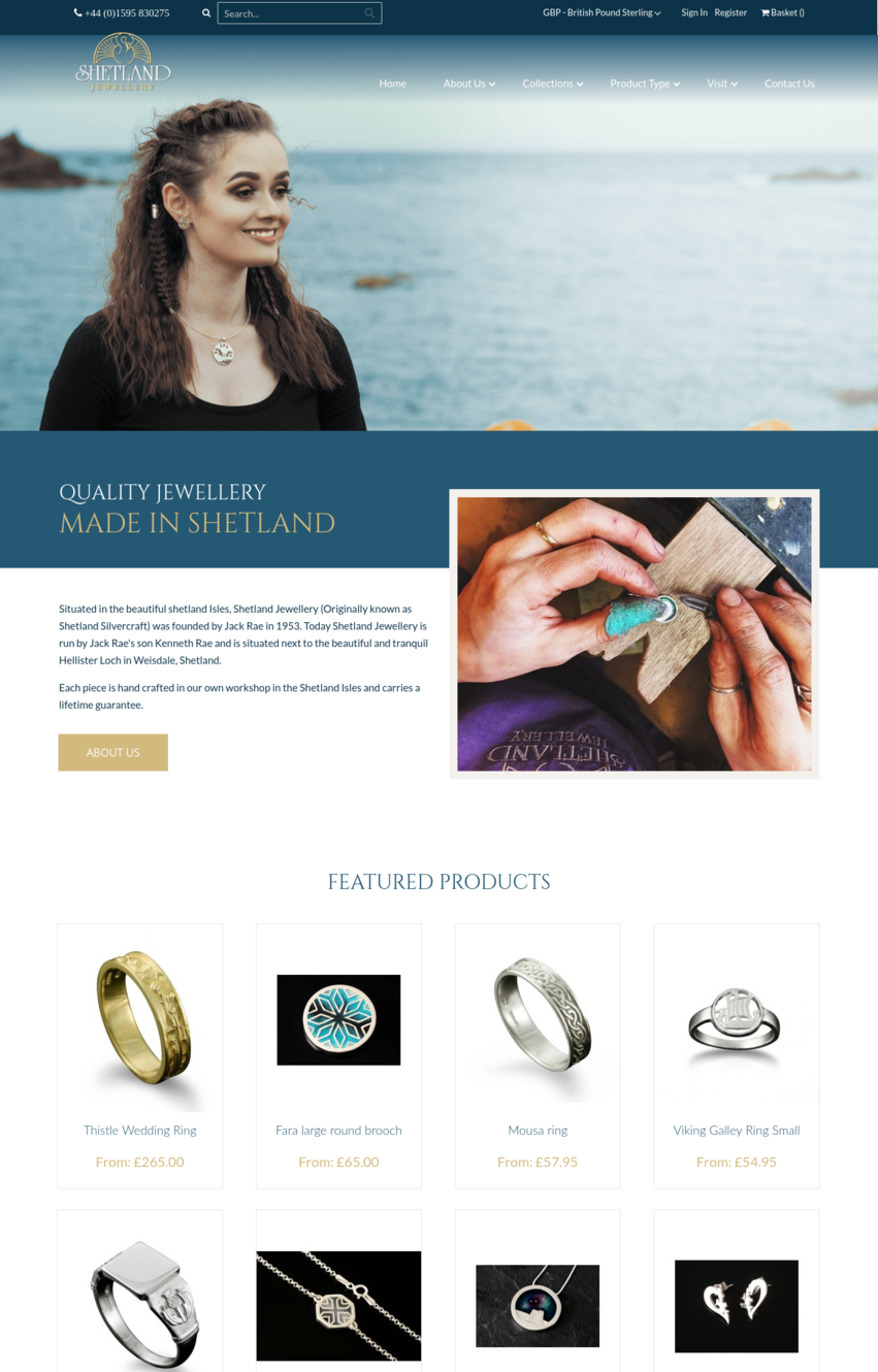 Shetland Jewellery Screenshot